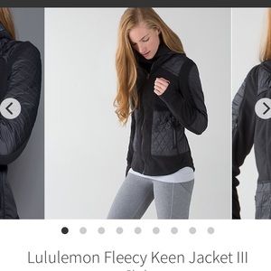 Lululemon Fleecy Keen Jacket size 6